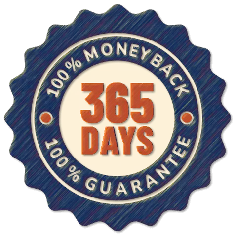 Spartamax 365-day 100% money-back guarantee